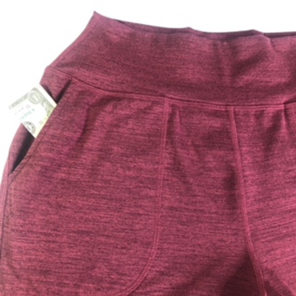 NWOT Joy Lab Burgundy Jog Pant with Ankle Band Size S - Picture 4 of 6